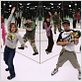 Spaced : photo Jessica Stevenson, Julia Deakin, Mark Heap, Nick Frost, Simon Pegg