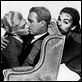 Vertigo : photo Alfred Hitchcock, James Stewart, Kim Novak
