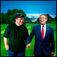 Fahrenheit 911 : photo George W. Bush, Michael Moore
