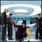 Charlie und die Schokoladenfabrik : photo Freddie Highmore, Johnny Depp, Jordan Fry, Tim Burton