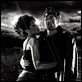 Sin City : photo Clive Owen, Frank Miller, Quentin Tarantino, Robert Rodriguez, Rosario Dawson