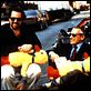 photo David Bowie, Dennis Hopper, Julian Schnabel