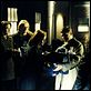 Akte X - Die unheimlichen Fälle des FBI : photo Annabeth Gish, Bruce Harwood, Dean Haglund, Gillian Anderson, Tom Braidwood