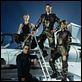 Battlestar Galactica : photo Edward James Olmos, Grace Park, Jamie Bamber, Katee Sackhoff
