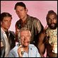 Das A-Team : photo Dirk Benedict, Dwight Schultz, George Peppard, Mr. T