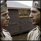 Band of Brothers : photo Damian Lewis, David Schwimmer
