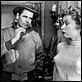 photo Fritz Lang, Glenn Ford, Gloria Grahame