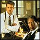 Sieben : photo Brad Pitt, David Fincher, Morgan Freeman