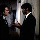 Pulp Fiction : photo John Travolta, Quentin Tarantino, Samuel L. Jackson