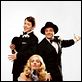The Producers : photo Matthew Broderick, Nathan Lane, Susan Stroman, Uma Thurman