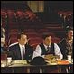 The Producers : photo Matthew Broderick, Nathan Lane, Susan Stroman, Uma Thurman, Will Ferrell