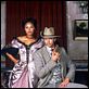The Outlaws : photo Jeff Goldblum, Lawrence Kasdan, Lynn Whitfield