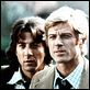 Die Unbestechlichen : photo Alan J. Pakula, Dustin Hoffman, Robert Redford