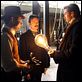 Prestige - Die Meister der Magie : photo Andy Serkis, Christopher Nolan, David Bowie, Hugh Jackman