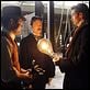 Prestige - Die Meister der Magie : photo Andy Serkis, Christopher Nolan, David Bowie, Hugh Jackman