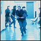 The Running Man : photo Arnold Schwarzenegger, Paul Michael Glaser