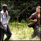 Blood Diamond : photo Djimon Hounsou, Edward Zwick, Leonardo DiCaprio
