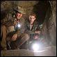 Indiana Jones und das Königreich des Kristallschädels : photo Andrew Divoff, Cate Blanchett, Harrison Ford, Steven Spielberg