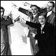 photo Ian Carmichael, John Boulting, Richard Attenborough, Terry-Thomas