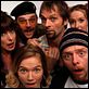 Spaced : photo Jessica Stevenson, Julia Deakin, Mark Heap, Nick Frost, Simon Pegg