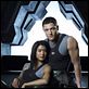 Battlestar Galactica : photo Grace Park, Tahmoh Penikett