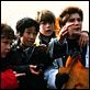 Die Goonies : photo Corey Feldman, Jeff Cohen, Jonathan Ke Quan, Richard Donner, Sean Astin