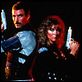 Runaway : photo Cynthia Rhodes, Michael Crichton, Tom Selleck