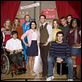 Glee : photo Amber Riley, Chris Colfer, Cory Monteith, Dianna Agron, Jane Lynch