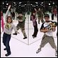 Spaced : photo Jessica Stevenson, Julia Deakin, Mark Heap, Nick Frost, Simon Pegg