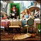 Alice im Wunderland : photo Anne Hathaway, Helena Bonham Carter, Johnny Depp, Mia Wasikowska , Tim Burton
