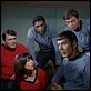 Raumschiff Enterprise : photo DeForest Kelley, James Doohan, Leonard Nimoy