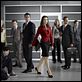 Good Wife : photo Alan Cumming, Archie Panjabi, Chris Noth, Christine Baranski, Graham Phillips