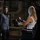 Chuck : photo Rebecca Romijn, Zachary Levi