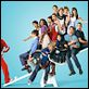 Glee : photo Amber Riley, Chord Overstreet, Chris Colfer, Cory Monteith, Harry Shum Jr.