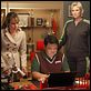 Glee : photo Jane Lynch, Jessalyn Gilsig, Kent Avenido