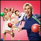 Glee : photo Dianna Agron, Jane Lynch, Jayma Mays, Matthew Morrison