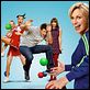 Glee : photo Cory Monteith, Heather Morris, Jane Lynch, Lea Michele, Naya Rivera