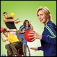 Glee : photo Amber Riley, Jane Lynch, Kevin McHale, Mark Salling