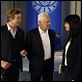 The Mentalist : photo Malcolm McDowell, Robin Tunney, Simon Baker
