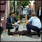 The Mentalist : photo Owain Yeoman, Robin Tunney, Simon Baker