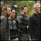 Terra Nova : photo Dean Geyer, Rod Hallett, Simone Kessell, Stephen Lang