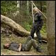 Terra Nova : photo Ashley Zukerman, Stephen Lang