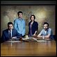 Rubicon : photo Christopher Evan Welch, Dallas Roberts, James Badge Dale, Lauren Hodges