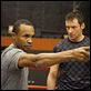 Real Steel : photo Hugh Jackman, Shawn Levy