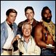 Das A-Team : photo Dirk Benedict, Dwight Schultz, George Peppard, Mr. T