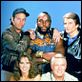 Das A-Team : photo Dirk Benedict, Dwight Schultz, George Peppard, Melinda Culea, Mr. T