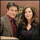 Castle : photo Laura Prepon, Nathan Fillion