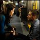 Source Code : photo Duncan Jones, Jake Gyllenhaal, Michelle Monaghan