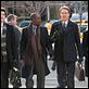 House of Lies : photo Ben Schwartz, Don Cheadle, Kristen Bell