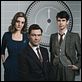 The Hour : photo Ben Whishaw, Dominic West, Romola Garai